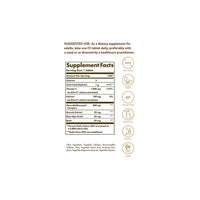 Miniatura del retro dell'etichetta di Solgar Ester-c Plus 1000 mg di vitamina C 180 compresse.