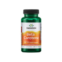 Miniatura per Swanson Beta-Carotene è un integratore alimentare con 25000 UI di vitamina A in capsule, in confezione da 300 softgel.
