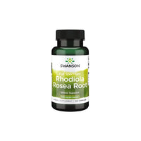 Miniatura per Swanson Radice di Rhodiola Rosea 400 mg 100 Capsule, un'erba adattogena nota per combattere lo stress.