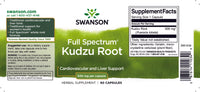 Anteprima per Kudzu Root - 500 mg 60 capsule - etichetta