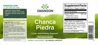 Miniatura per l'etichetta dell'integratore Swanson Chanca Piedra - 500 mg 60 capsule vegetali.