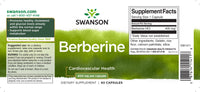 Miniature per Swanson Berberina - 400 mg 60 capsule è un integratore alimentare.