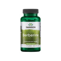 Miniatura per Swanson Berberina è un integratore alimentare da 400 mg, disponibile in 60 capsule.