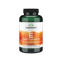 Miniatura per Un flacone di Swanson Vitamina E - 400 IU 250 softgel Tocoferoli misti, che fornisce un supporto antiossidante per la salute cardiovascolare.