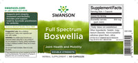 Miniatura per Swanson Boswellia - 800 mg 60 capsule integratore alimentare.