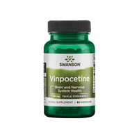 Miniature per Swanson Vinpocetina - 30 mg 60 capsule fornisce un supporto alla salute del cervello e della memoria.
