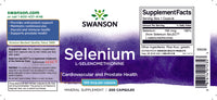 Miniatura per Swanson's Selenium - 100 mcg 200 capsule L-Selenometionina è un prodotto di supporto antiossidante di alta qualità. Promuove la salute cardiovascolare e offre eccellenti benefici per la salute della prostata.