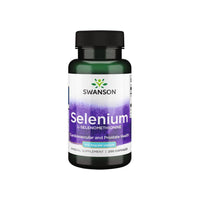 Anteprima per Swanson Selenium - 100 mcg 200 capsule La L-Selenometionina offre un supporto antiossidante per la salute cardiovascolare.