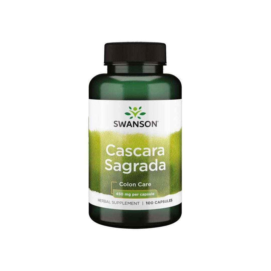 Swanson Cascara Sagrada - 450 mg 100 capsule.
