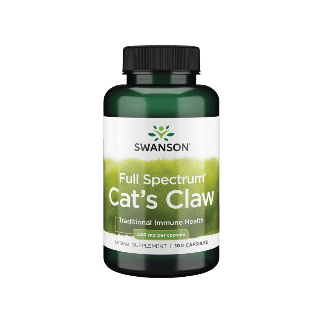 Swanson Artiglio di gatto - 500 mg 100 capsule.