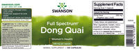 Miniature per Swanson Dong Quai - 530 mg 100 capsule.