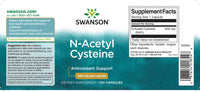 Miniature per Swanson L'integratore di N-Acetilcisteina - 600 mg 100 capsule è un antiossidante che supporta la salute del fegato e favorisce la disintossicazione.