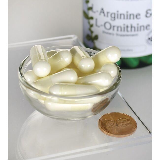 L-Arginina - 500 mg e L-Ornitina - 250 mg 100 capsule - formato pillola