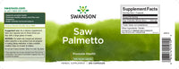 Miniature per Swanson Saw Palmetto - 540 mg 250 capsule L'integratore promuove la salute della prostata e favorisce il flusso delle vie urinarie.