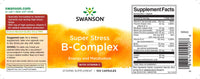 Miniatura di Swanson B-Complex con Vitamina C - 500 mg 100 capsule.