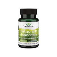 Anteprima per Swanson Ginkgo con Vinpocetina - 60 capsule