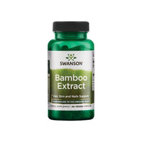 Miniatura per Integratore alimentare a base di estratto di bambù Swanson sotto forma di capsule vegetali da 300 mg.