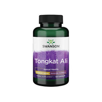Miniature per Migliorare la salute ormonale e il desiderio sessuale con Swanson Tongkat Ali - 400 mg 120 capsule, un potente flacone che aumenta la resistenza e la forza.