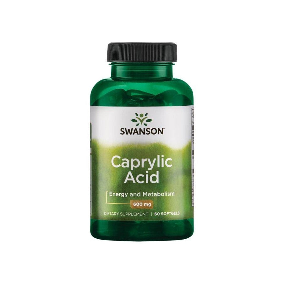 Swanson Acido caprilico - 600 mg 60 softgel integratore alimentare.
