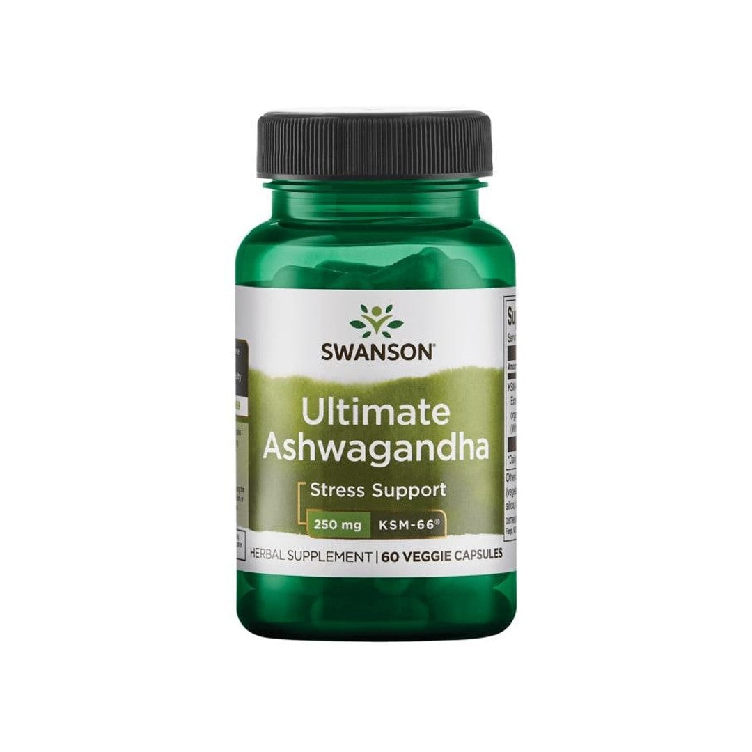 Swanson Ashwagandha - KSM-66 - 250 mg 60 capsule vegetali.