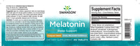 Miniatura per Un flacone di Swanson Melatonin - 3 mg 60 tabs Dual-Release per il supporto del sonno.