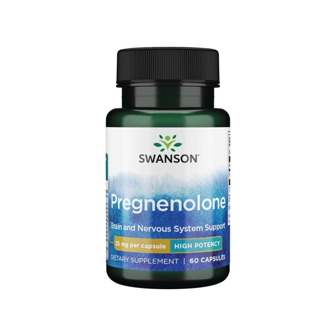 Swanson Pregnenolone - 25 mg 60 capsule.