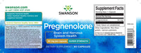 Anteprima per Swanson Il Pregnenolone - 50 mg 60 capsule è un pro-ormone che supporta le funzioni cerebrali.