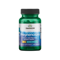 Anteprima per Swanson Il Pregnenolone - 50 mg 60 capsule è un pro-ormone e precursore ormonale che supporta le funzioni cerebrali.