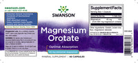 Miniatura per Swanson Magnesium Orotate - 40 mg 60 capsule.
