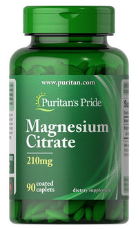 Miniatura per Puritan's Pride Citrato di Magnesio 210 mg 90 compresse rivestite.