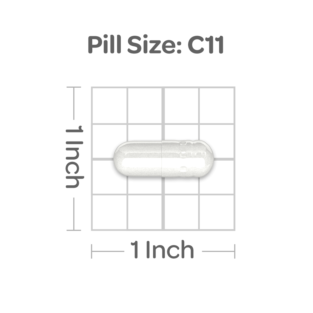 La Maca 1000 mg 60 Capsule a Rilascio Rapido di Puritan's Pride è rappresentata su sfondo nero.