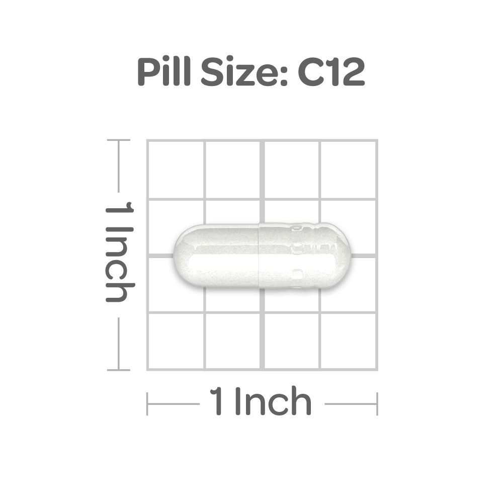 Le capsule Puritan's Pride Psyllium Husks 500 mg 400 Rapid Release Capsules sono raffigurate su uno sfondo nero e promuovono la salute dell'apparato digerente.