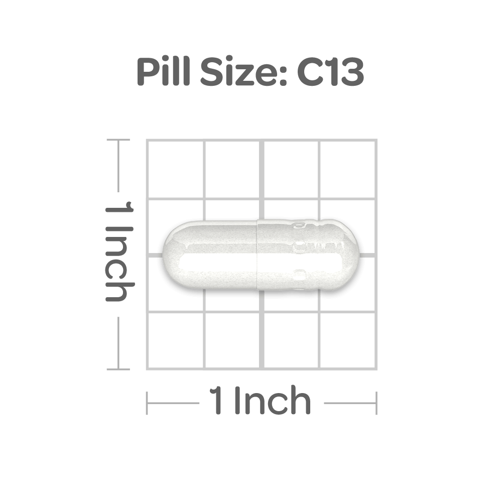 L'artiglio di gatto - 500 mg 100 capsule prodotto da Puritan's Pride è raffigurato su sfondo nero.