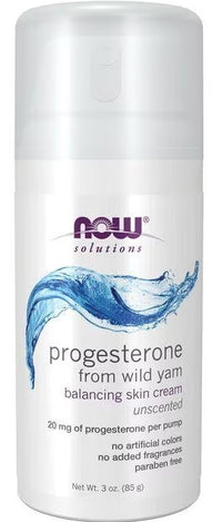 Anteprima per Now Progesterone from Wild Yam Balancing Skin Cream 85 g di Now Foods.
